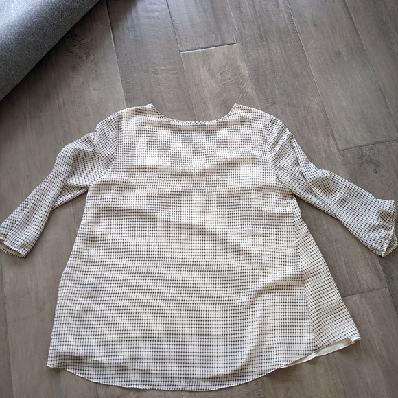 Max Edition Beige Grided Top XL - Picture 3 of 4